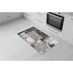 World Rug Gallery Contemporary Abstract Circles Anti Fatigue Standing Mat -Home Decoration Series GUEST 39a41cd0 15f2 4aeb 9db5 1dde03edbe90