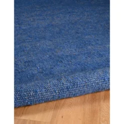 Verginia Solid Berber Reversible Flatweave Rug - Linon -Home Decoration Series GUEST 3a10b024 5d9b 40ed 8d77 86d5dbf1380f