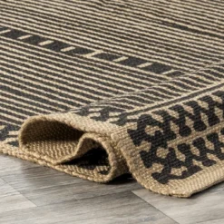 NuLOOM Noel Bohemian Striped Hand Woven Jute Area Rug 13 NuLOOM Noel Bohemian Striped Hand Woven Jute Area Rug -Home Decoration Series GUEST 3b14de03 8e9a 43d0 9cce 0c5a0d41a947