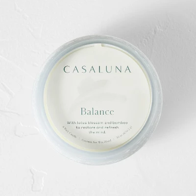Balance Fashion Salted Glass Candle Light Blue - Casaluna™ 4 Balance Fashion Salted Glass Candle Light Blue - Casaluna™ - Image 2