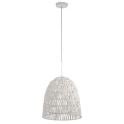 15" 1-Light Imara Pendant Hemp White - River Of Goods 17 15" 1-Light Imara Pendant Hemp White - River Of Goods -Home Decoration Series GUEST 3d4cbe37 4215 4e10 8d64 de19c33a0421