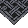1'6"x2'6" Woven Rubber All Seasons Scraper Rug Black - Apache Mills -Home Decoration Series GUEST 3d57cdc8 847c 488e b98f dbf4ccec4ca9