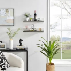 23.62" Set Of 2 Repose Display Photo Ledge Shelves - Danya B. -Home Decoration Series GUEST 3de1f776 f997 4840 bc44 57bb8450cb96