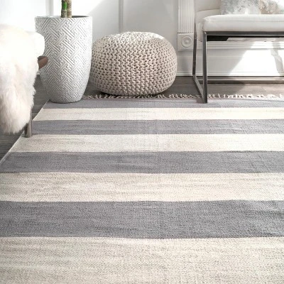 NuLOOM Ashlee Striped Flatweave Area Rug 5 NuLOOM Ashlee Striped Flatweave Area Rug - Image 3