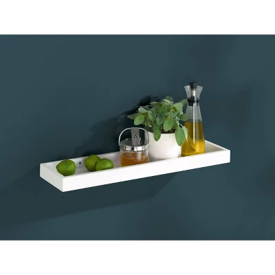 15.7" X 5.9" Loggia Shelf White - Dolle Shelving 4 15.7" X 5.9" Loggia Shelf White - Dolle Shelving - Image 2