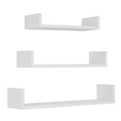3pc Aalto U-Shaped Floating Wall Shelf Set - Danya B. -Home Decoration Series GUEST 419e3747 6932 402b 8e75 a18d9a803e38
