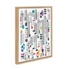 18" X 24" Sylvie Music Notes Framed Canvas Wall Art By Rachel Lee Natural - Kate And Laurel -Home Decoration Series GUEST 439077f8 f156 4140 af65 39754a6a842e