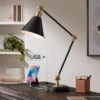 360 Lighting Modern Industrial Desk Table Lamp With USB Charging Port Adjustable 26.75" High Black Antique Brass For Bedroom Bedside Office -Home Decoration Series GUEST 44a6b90c fcf6 4192 9af4 44fa172e07ef