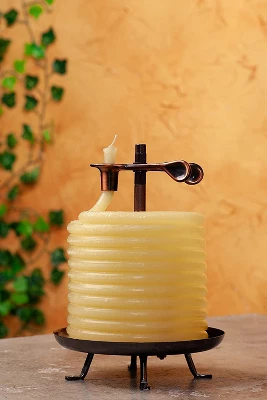 Candle By The Hour 60-Hour Candle, Eco-friendly Natural Beeswax With Cotton Wick 4 Candle By The Hour 60-Hour Candle, Eco-friendly Natural Beeswax With Cotton Wick - Image 2