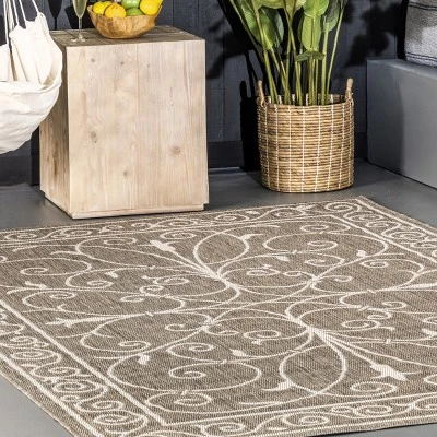 NuLOOM Kathleen Traditional Indoor/Outdoor Area Rug 10 NuLOOM Kathleen Traditional Indoor/Outdoor Area Rug - Image 8