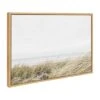 23" X 33" Sylvie East Beach Framed Canvas By Amy Peterson Natural - Kate & Laurel All Things Decor