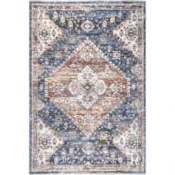 NuLOOM Addison Transitional Faded Medallion Fringe Area Rug -Home Decoration Series GUEST 49e87aa5 bf7a 4b48 91a8 d1384d47f57c