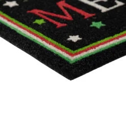 Northlight Black Coir "Merry" Christmas Doormat 18" X 30" -Home Decoration Series GUEST 4a6d46ed ad85 44eb 98c0 15dcd0ed24ac