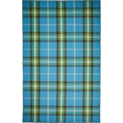 Crosby Transitional Plaid Area Rug