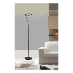Halo Torchiere LED Floor Lamp - Ore International -Home Decoration Series GUEST 4d0b8438 4d63 49dc b317 5bacd7e54f1a