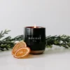 Sweet Water Decor Holiday 12oz Black Stoneware Candle -Home Decoration Series GUEST 4e1bc94b 4c61 4f39 8396 864f6cef4434
