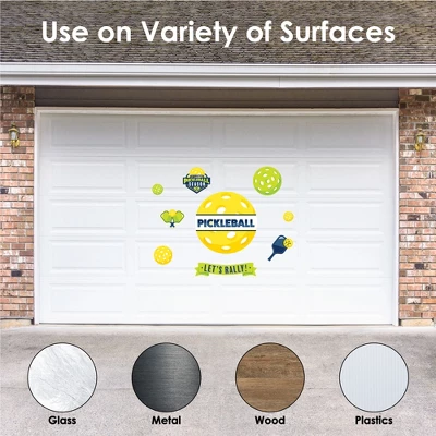 Big Dot Of Happiness Let’s Rally - Pickleball - Peel And Stick Sports Decor Vinyl Wall Art Stickers - Wall Decals - Set Of 20 5 Big Dot Of Happiness Let’s Rally - Pickleball - Peel And Stick Sports Decor Vinyl Wall Art Stickers - Wall Decals - Set Of 20 - Image 3