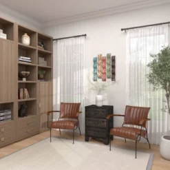 Metal Abstract 5 Wavy Panels Wall Decor With Embossed Details - Olivia & May -Home Decoration Series GUEST 4f73fdb9 2074 4229 8622 c8bc3a6177b2