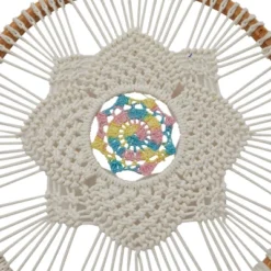 Cotton Macrame Handmade Intricately Woven Dreamcatcher Wall Decor With Beaded Fringe Tassels White - Olivia & May 14 Cotton Macrame Handmade Intricately Woven Dreamcatcher Wall Decor With Beaded Fringe Tassels White - Olivia & May -Home Decoration Series GUEST 4fa76336 01ee 4145 b65a 84b5417d72cd