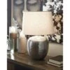 Magalie Metal Table Lamp Antique Silver - Signature Design By Ashley -Home Decoration Series GUEST 51464314 eaf0 4c03 a376 f099d4723649