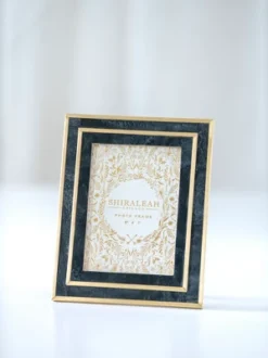 Shiraleah Black And Gold Roma 5" X 7" Picture Frame