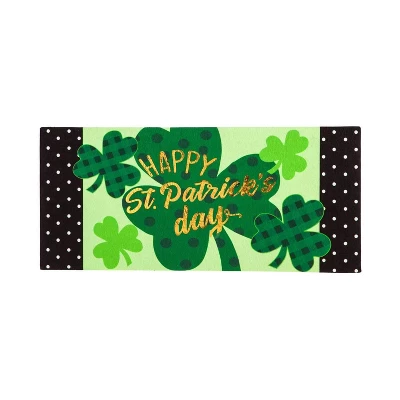 Evergreen Indoor Outdoor Doormat Bundle Set Of 5 - Frame And 4 Holiday Seasonal Inserts Valentine's Hearts Easter 4th Of July And St. Patricks 4 Evergreen Indoor Outdoor Doormat Bundle Set Of 5 - Frame And 4 Holiday Seasonal Inserts Valentine's Hearts Easter 4th Of July And St. Patricks - Image 2