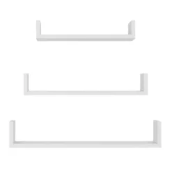 3pc Aalto U-Shaped Floating Wall Shelf Set - Danya B. -Home Decoration Series GUEST 5238bb26 a668 4f10 90e9 bc68cf09a26a