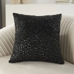 Mina Victory Luminescence Fully Beaded Indoor Throw Pillow -Home Decoration Series GUEST 558c3b4e 2fdc 4841 b020 ad08439e213c
