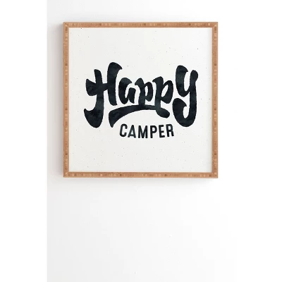 Nature Magick Happy Camper Bamboo Framed Wall Art - Deny Designs 5 Nature Magick Happy Camper Bamboo Framed Wall Art - Deny Designs - Image 3