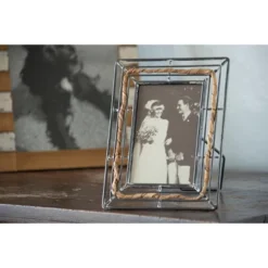 Antiqued Black Wire 4x6 Inch Metal Decorative Picture Frame - Foreside Home & Garden 13 Antiqued Black Wire 4x6 Inch Metal Decorative Picture Frame - Foreside Home & Garden -Home Decoration Series GUEST 558ed578 ff71 41d5 9cc9 b751ada7a6fc