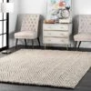 Vania Chevron Jute Area Rug - NuLOOM