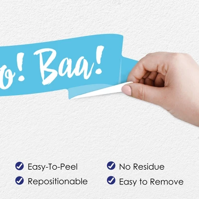 Big Dot Of Happiness Farm Animals - Peel And Stick Nursery And Kids Room Vinyl Wall Art Stickers - Wall Decals - Set Of 20 4 Big Dot Of Happiness Farm Animals - Peel And Stick Nursery And Kids Room Vinyl Wall Art Stickers - Wall Decals - Set Of 20 - Image 2