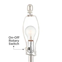 Regency Hill Luca Modern Table Lamps 25 1/2" High Set Of 2 Twisted Glass With USB Charging Port Ivory Pleat Drum Shade For Bedroom Living Room Desk -Home Decoration Series GUEST 5b02dd6d 8018 4bb8 91ab 1e541c851876