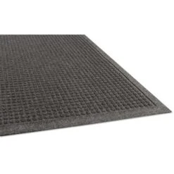 3'x10' Rectangle Solid Plastic Floor Mat Black - Guardian -Home Decoration Series GUEST 5c3dbb60 cdf2 4de3 81ff 8f2f0f0df64e