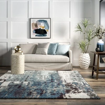 NuLOOM Haydee Glacial Abstract Area Rug 9 NuLOOM Haydee Glacial Abstract Area Rug - Image 7