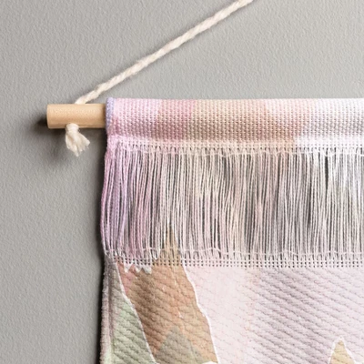 Sewzinski Pastel Mountains Fiber Wall Hanging - Society6 4 Sewzinski Pastel Mountains Fiber Wall Hanging - Society6 - Image 2