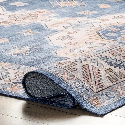 NuLOOM Norma Machine Washable Traditional Medallion Area Rug 5 NuLOOM Norma Machine Washable Traditional Medallion Area Rug - Image 3