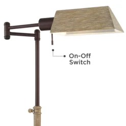 Regency Hill Rustic Farmhouse Pharmacy Floor Lamp With USB Charging Port 54" Tall Bronze Faux Wood Adjustable Swing Arm For Living Room Reading Office 12 Regency Hill Rustic Farmhouse Pharmacy Floor Lamp With USB Charging Port 54" Tall Bronze Faux Wood Adjustable Swing Arm For Living Room Reading Office -Home Decoration Series GUEST 5e182eec e1aa 4f17 85b2 a597e9faebc3