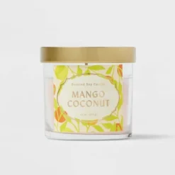 Glass Jar Mango Coconut Candle - Opalhouse™ -Home Decoration Series GUEST 5fde4c7c e49f 4dd8 9155 a3e0346ab1da