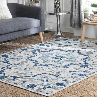 NuLOOM Indoor/Outdoor Contemporary Celestial Area Rug 9 NuLOOM Indoor/Outdoor Contemporary Celestial Area Rug - Image 7