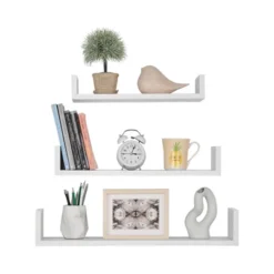 3pc Aalto U-Shaped Floating Wall Shelf Set - Danya B. -Home Decoration Series GUEST 651b5e09 0660 4687 b3b5 c5e24c99d9ce