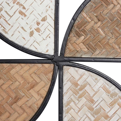 Set Of 2 Contemporary Metal Wall Decors Brown - Olivia & May 4 Set Of 2 Contemporary Metal Wall Decors Brown - Olivia & May - Image 2