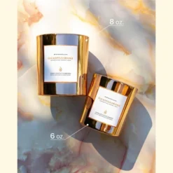 Benevolence LA Premium Scented Wood Wicked Candles In Gold Glass Jar -Home Decoration Series GUEST 6a1bd16f 8406 4492 8a06 d94f899b090c