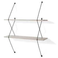 38.5" X 31.5" Two-Tier Wire Bracket Shelves - Danya B. -Home Decoration Series GUEST 6aa72566 0535 4d03 ba43 911161016e12