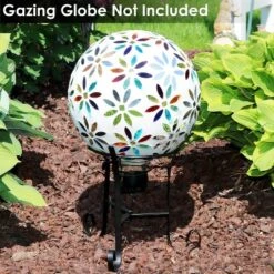 Sunnydaze Decor Sunnydaze Indoor/Outdoor Decorative Steel Scroll Gazing Ball Stand For 10" Or 12" Outdoor Garden Gazing Globes - 9" H - Black -Home Decoration Series GUEST 6e3e59bb 54f4 403e 90d8 ab09b944f6cf