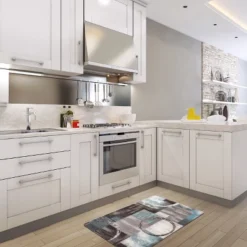 World Rug Gallery Contemporary Abstract Circles Anti Fatigue Standing Mat -Home Decoration Series GUEST 7023746e 9257 4a36 8736 05fbe7a3c979