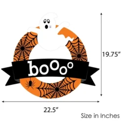 Big Dot Of Happiness Spooky Ghost - Outdoor Halloween Party Decor - Front Door Wreath -Home Decoration Series GUEST 710a9669 6a25 4121 9af9 8db7eeab5266