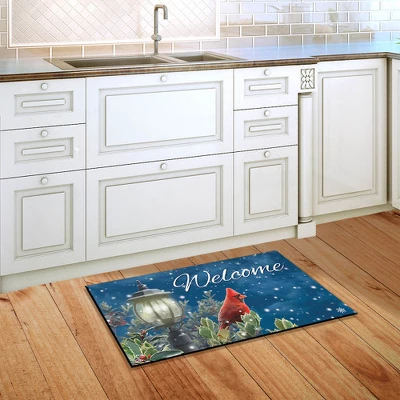 Briarwood Lane Winter Solitude Cardinal Doormat Welcome Indoor / 5 Briarwood Lane Winter Solitude Cardinal Doormat Welcome Indoor / - Image 3