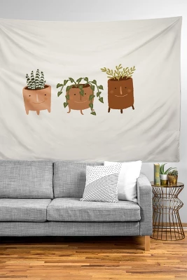 Lebrii Little Face Vases Tapestry - Society6 3 Lebrii Little Face Vases Tapestry - Society6