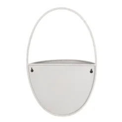 Textured Wall Pocket Gray Metal - Foreside Home & Garden -Home Decoration Series GUEST 72de920d 8d19 486b a10f 4e79f9962fb3